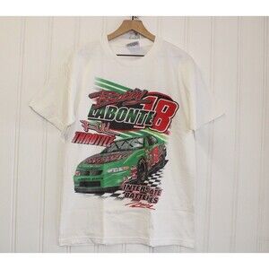 Vintage 1998‎ Chase Authentics Printed T-Shirt Bobby Labonte #18 Size Large L